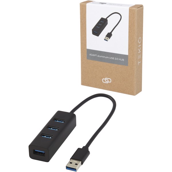 Hub USB 3.0 Adapt en aluminium