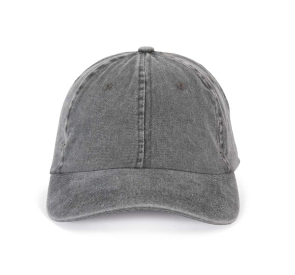 6 Panels Vintage Cap - Storm Grey Washed