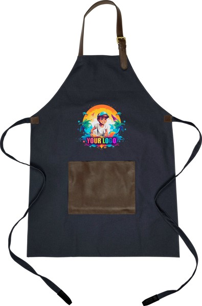 Tablier en canvas 450 g/m2 Maria - bleu