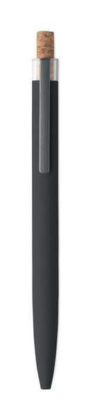 Recycled aluminium pen Bergamo + - Black