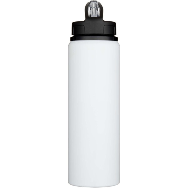 Fitz 800 ml RCS-zertifizierte, einwandige Trinkflasche aus recyceltem Edelstahl - weiss