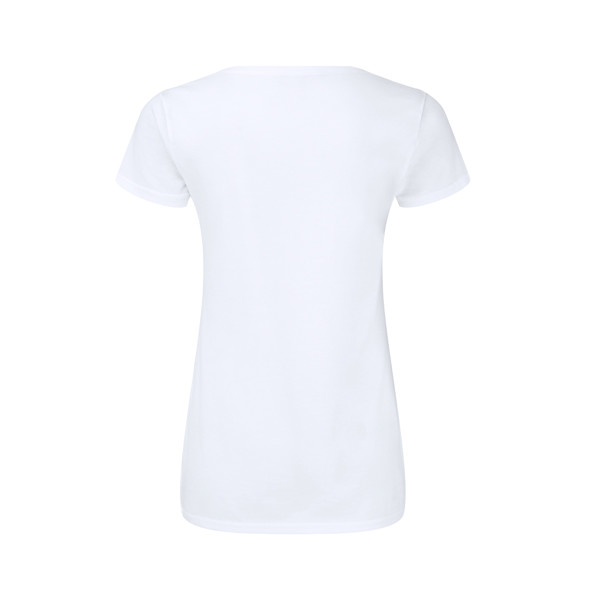 Camiseta Mujer Blanca Iconic V-Neck - Blanco / XS