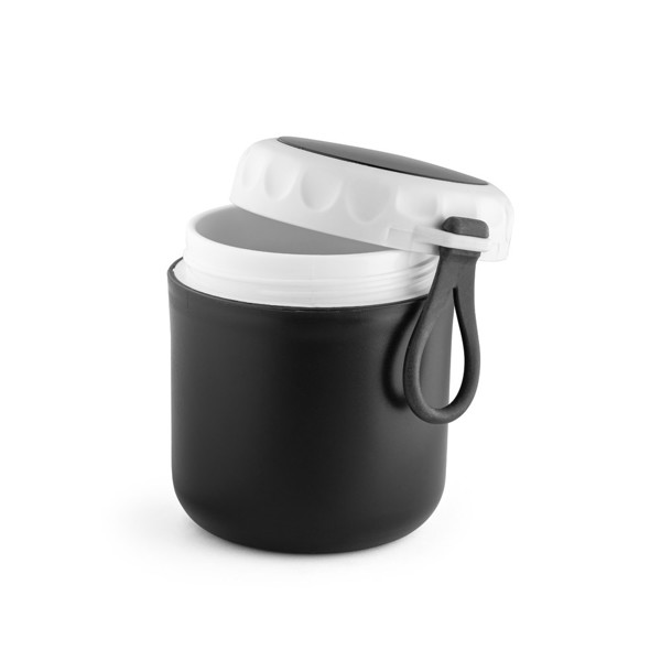 SAMOURA. Recipiente térmico em PP 380 mL - Preto