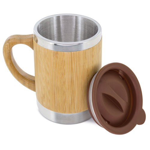 VASO BAMBU/ACERO INOXIDABLE "BRUNEI"