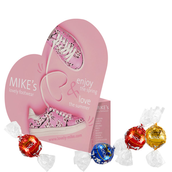 Outline-Box "Heart" Lindor Truffles