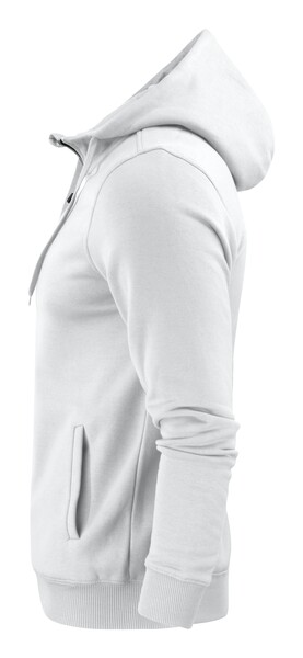 Printer Overhead full zip hoody White L