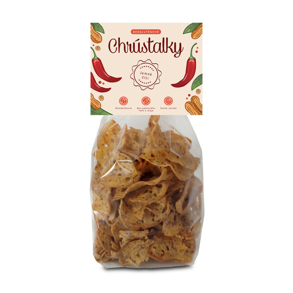 JEMNÉ ČILI A ARAŠIDY-bezlepkové  chrústalky
