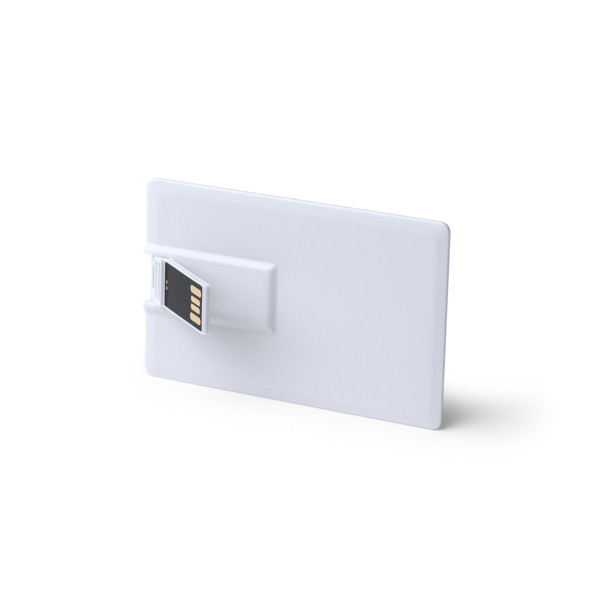 Custom card USB flash drive 16 GB ultra-slim with sliding mechanism