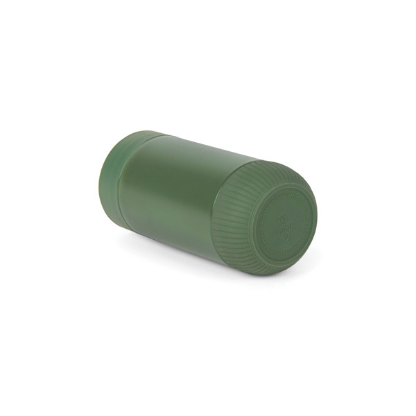 Termohrnek s push zavíráním VINGA Erie z RCS recyk. SS 350ml - Zelená / Zelená