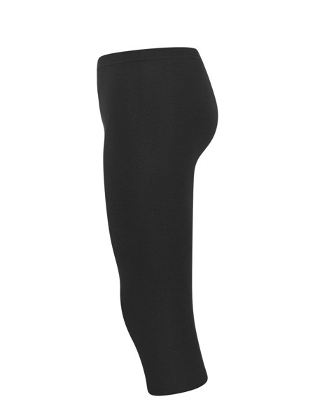 Girl's 3/4 leggins - Black / 5/6