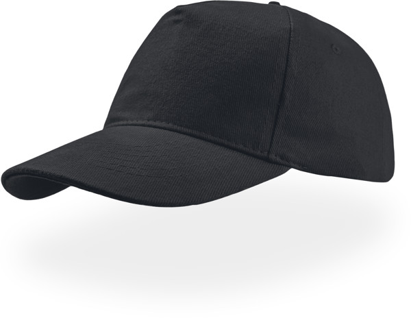 5 Panel Baseball Cap "Liberty Five Buckle" Atlantis | Liberty Five Buckle - Black / onesize