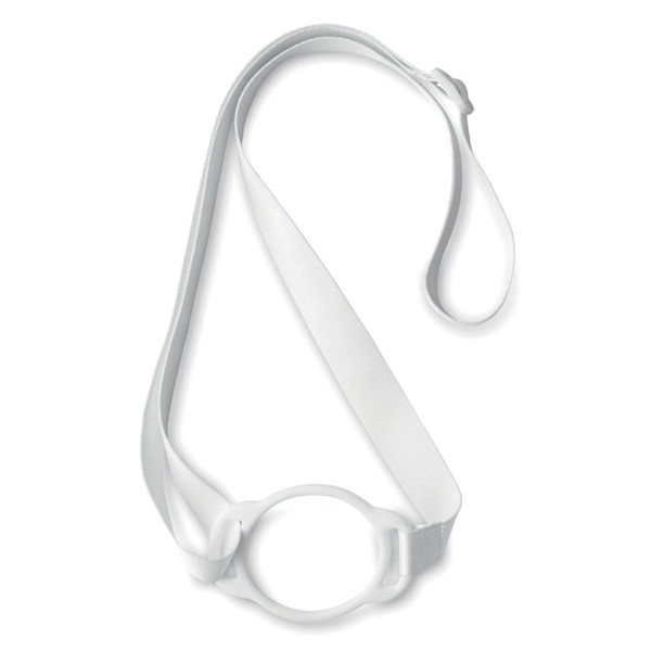 Lanyard with cup holder 6cm Lancup - White