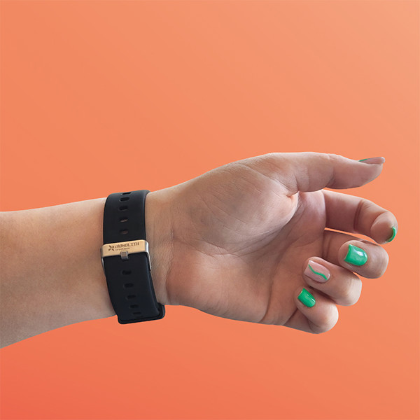 MONTRE CONNECTEE ECRAN 1,85 AMOLED ETANCHE - Noir