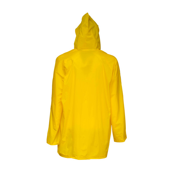 Embossed Pvc (200 G) Raincoat, Supplied In A Pocket-Sized Bag. One Size - Yellow