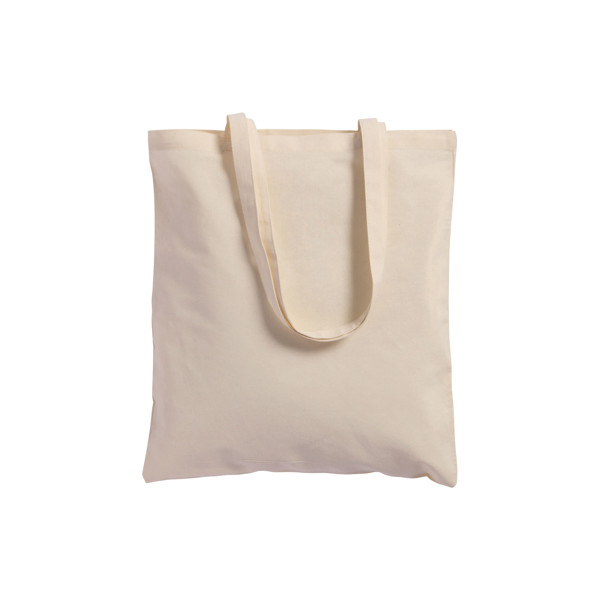 Solid Colour Tote Bag Made Of 280 G/M2 Recycled Cotton. With Gusset
