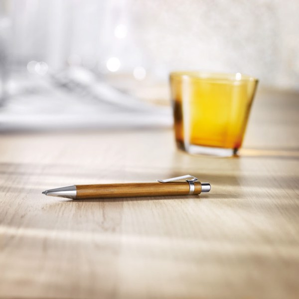 Bamboo automatic ball pen Sumatra