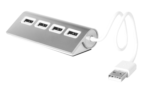 Usb Hub Wudge - Ezüst / Fehér
