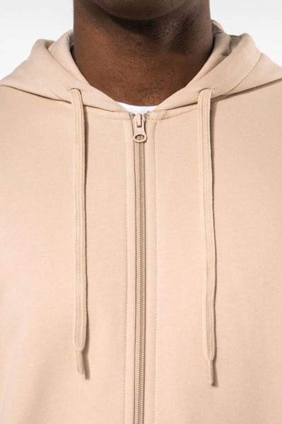 Unisex Full Zip Hoodie - Light Royal Blue / 3XL