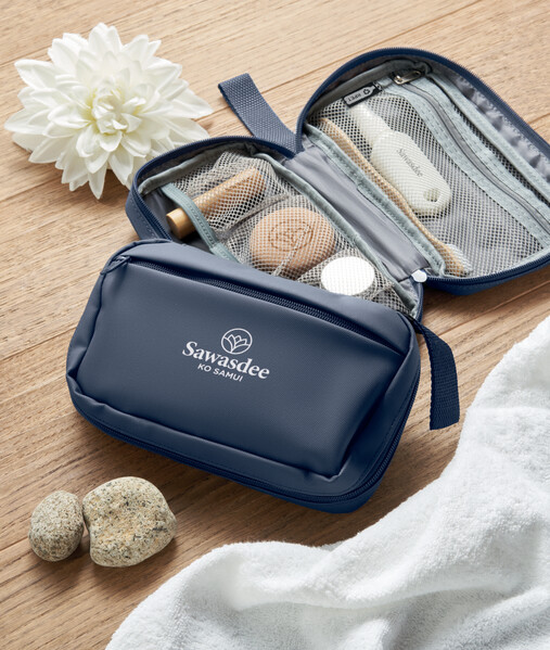 Beauty case 600D RPET Vanit - Francese Navy