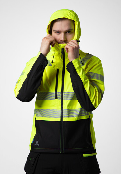 6416 Shell Jacket Yellow/black XS