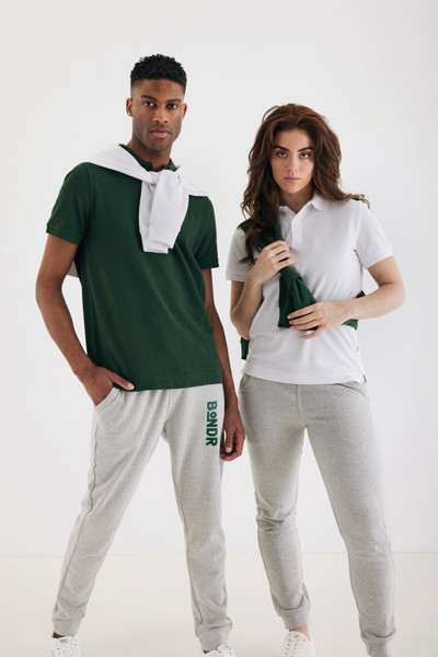 Polo en coton piqué et recyclé Iqoniq Yosemite - Recycled White / M