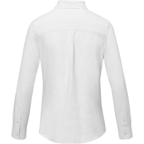 Pollux Damenbluse mit langen Ärmeln - weiss / 3XL