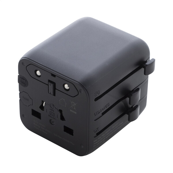 Adaptor de călătorie RPC Jetsetter Pico - Negru