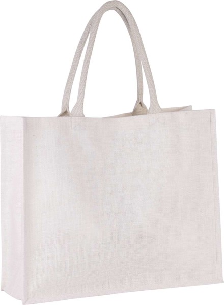 Jute Beach Bag - White