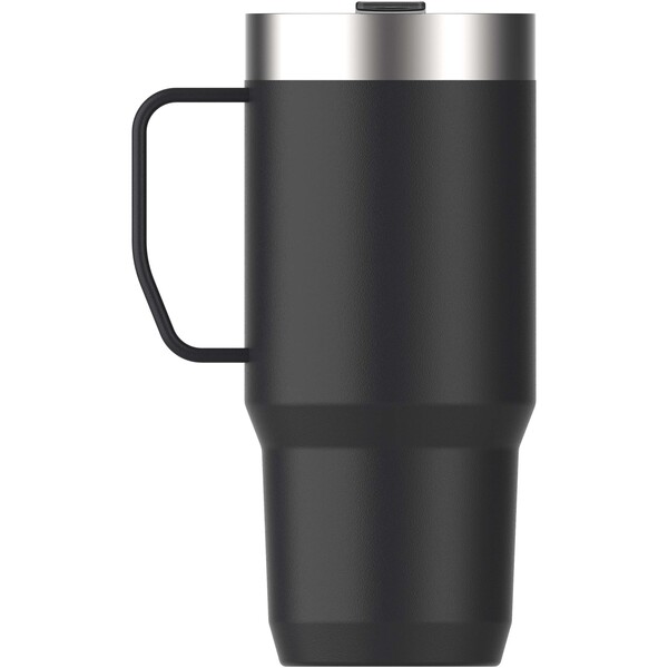 Caneca isolada Stanley Everyday Suburban 473 ml em aço inoxidável reciclado - Preto liso