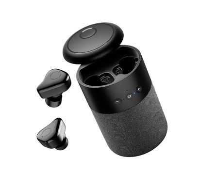 Bluetooth speaker with 2in1 wireless headphones
