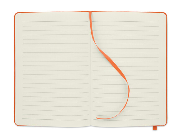 Carnet A5 couverture RPET 600D Note Rpet - Orange