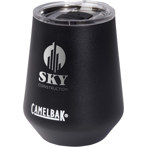 Copo térmico de vinho de 350ml com isolamento a vácuo "CamelBak® Horizon" - Preto liso