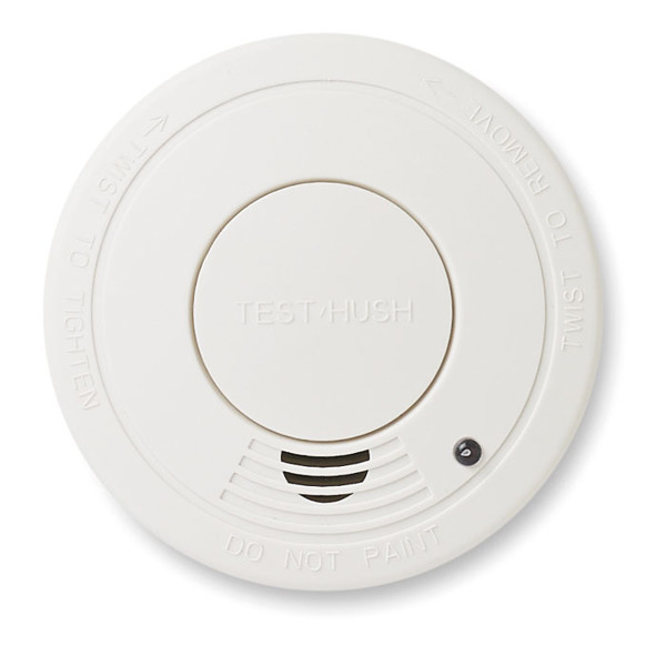 Nonsmoke smoke detector, ABS, 100 mm diameter