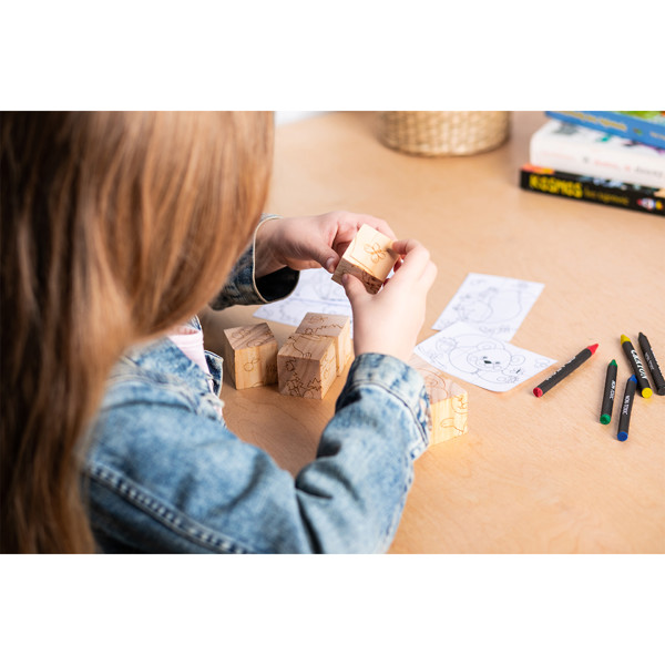 Animal World wooden blocks