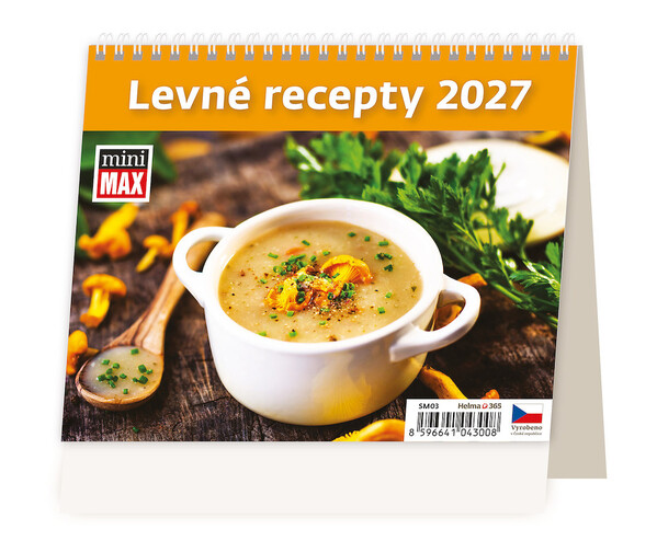 Stolní kalendář Levné recepty 2027