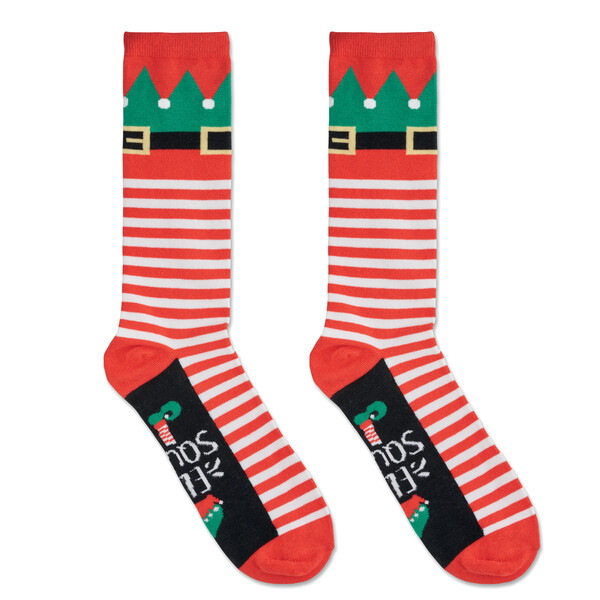 Weihnachtssocken L Soc Large - Weiß / Rot