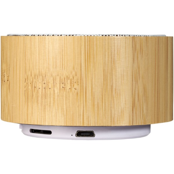 Cosmos Bluetooth® Lautsprecher aus Bambus - natur / weiss