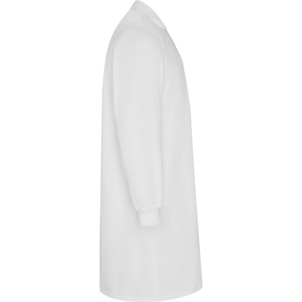 Bata Com Punhos De Pressão À Frente Mederi - BRANCO / M