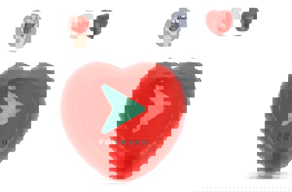 Anti-Stress-Herz - Weiss