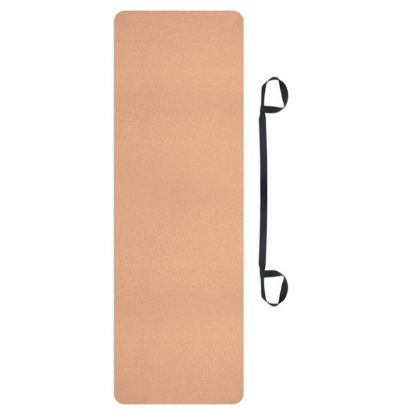 MB - Cork yoga mat Savasana
