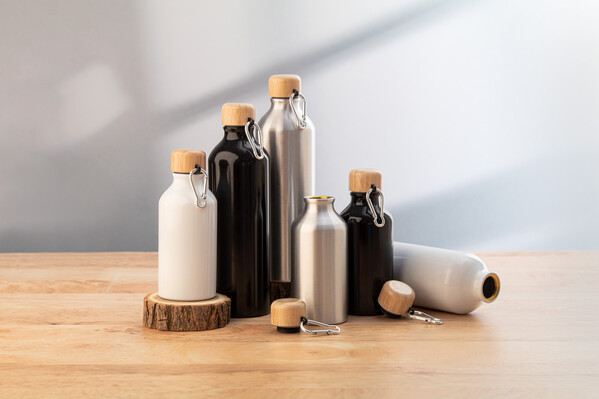 Aluminium Bottle Monbo - Black