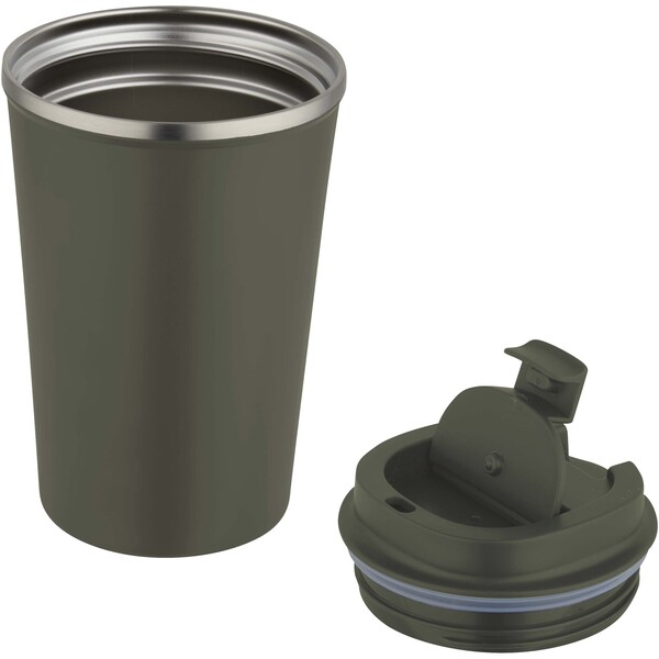 Bicchiere termico in acciaio inossidabile a doppia parete Newport da 350 ml - Verde foresta