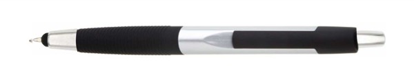 Plastic Ballpoint Pen Tocca- Silver Accerories - Silver/Silver