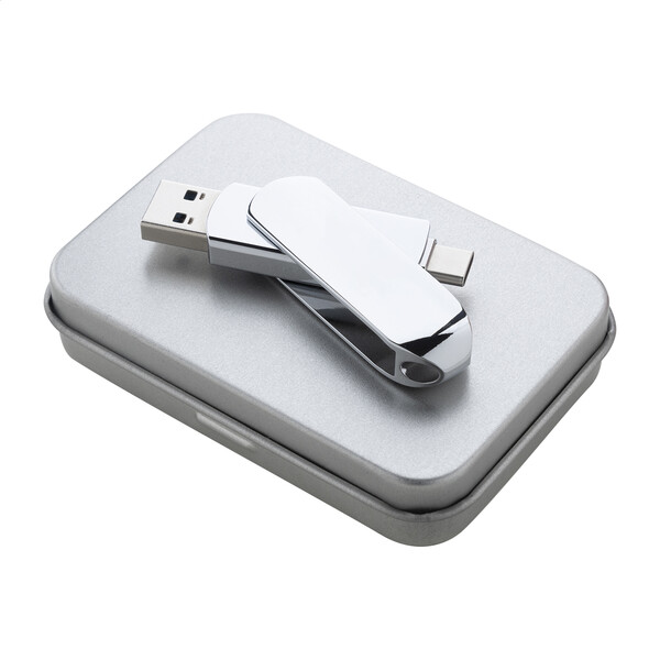 Otg Usb Memória Gigax - Ezüst / 16 GB