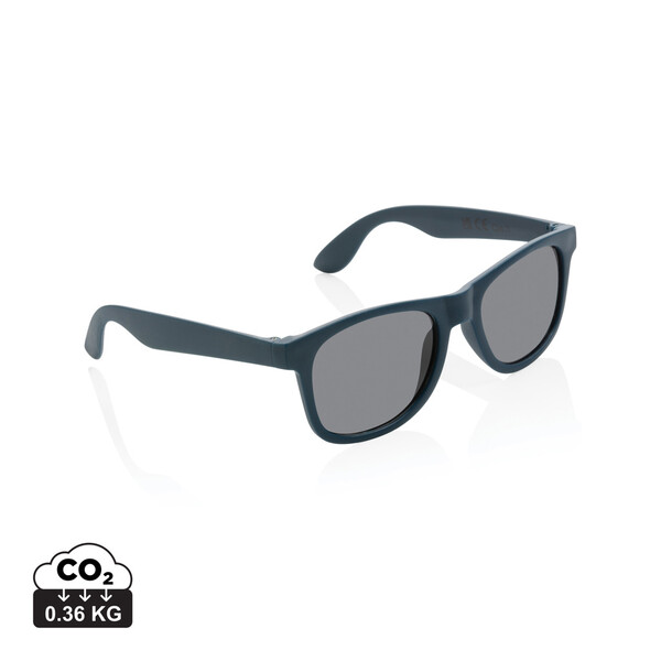 Lunettes de soleil en plastique PP recyclé RCS - Bleu Marine