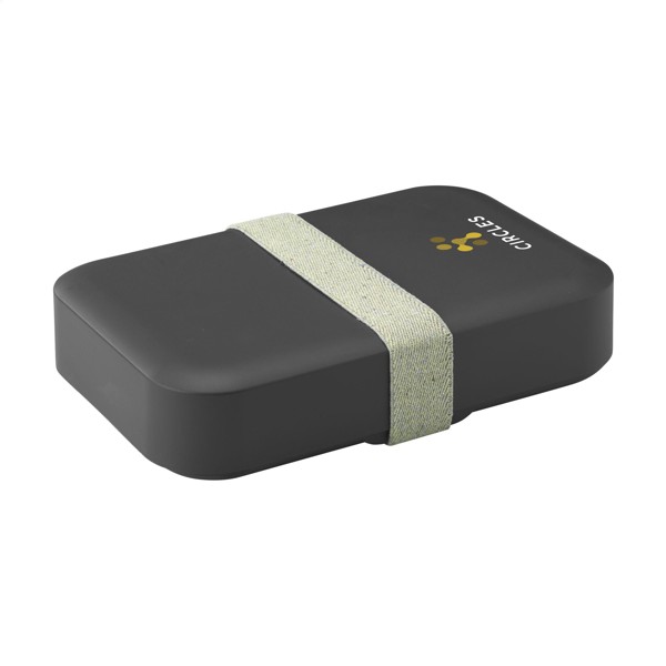 Amuse Recycled PP Lunch Box Large - Grey / Green