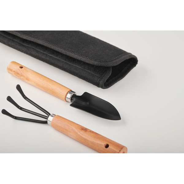 Grass garden tool set RPET pouch, 3 pcs
