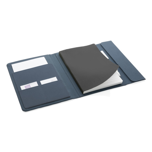 Xd Xclusive A5 notebook, magnetic closure, rPET cover - Navy