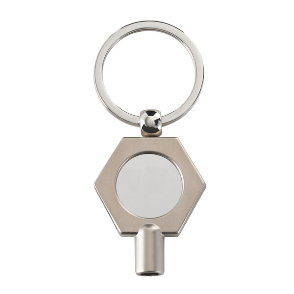 Key Ring with Radiator Key RADIATOR-KEY - matt-silver finish