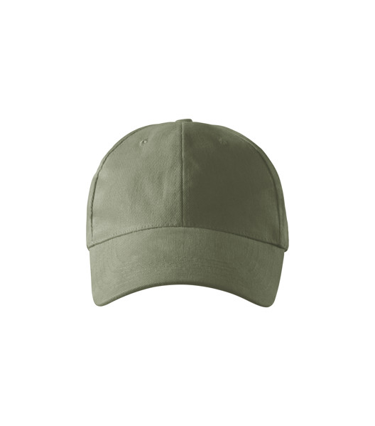 Čepice Unisex Malfini® 6P - Khaki / nastavitelná